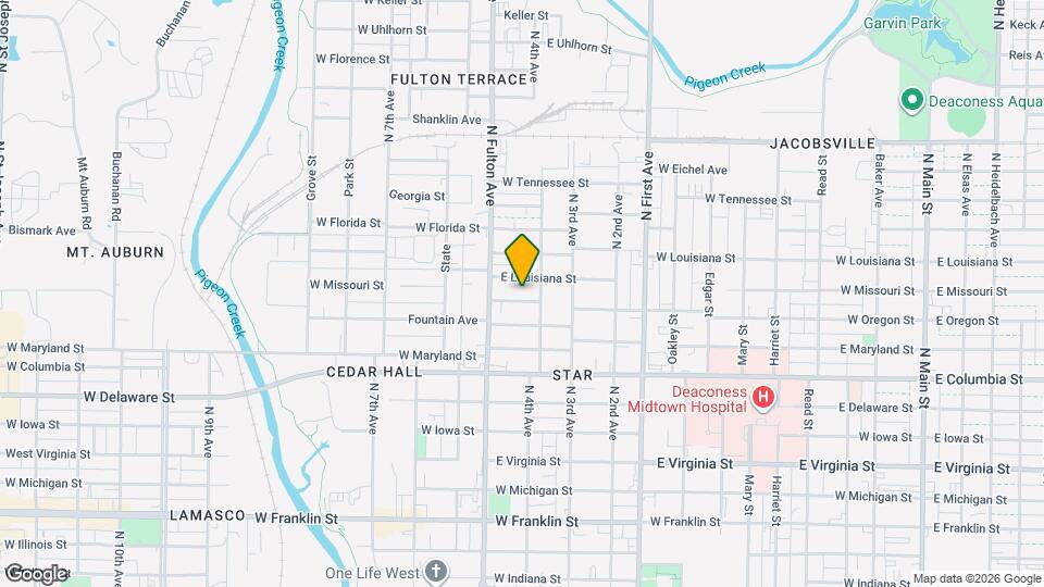 1113-1117 W Oregon St Map and Location Details