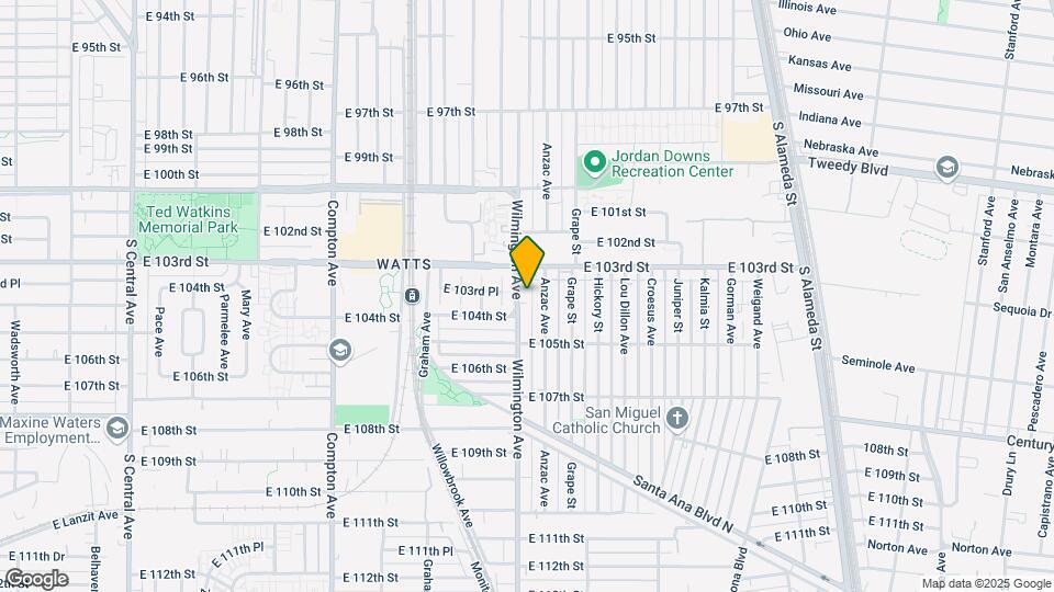 10350 Wilmington Ave-Unit -1 Map and Location Details