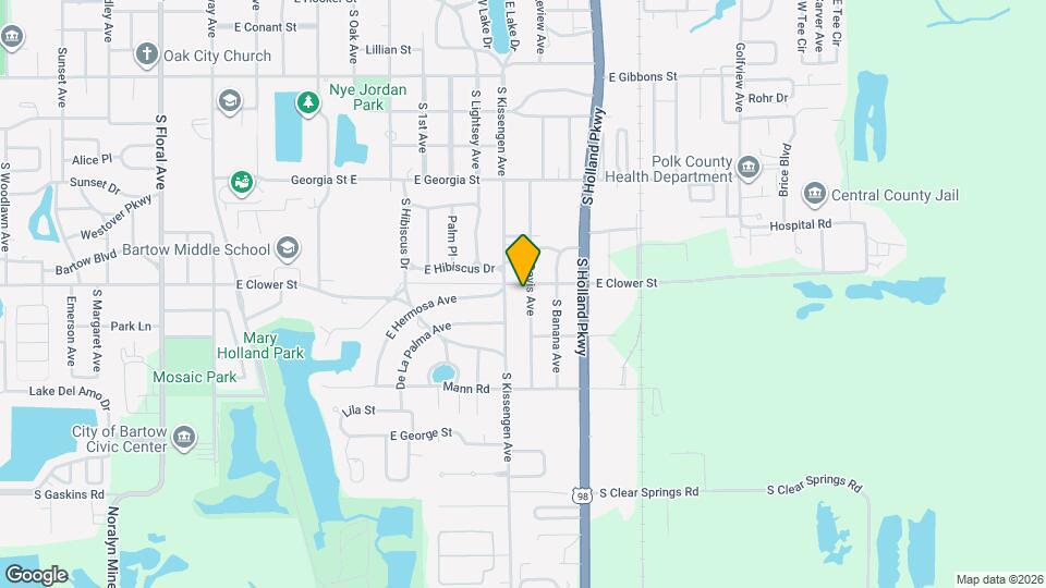 1705 S Davis Ave Map and Location Details