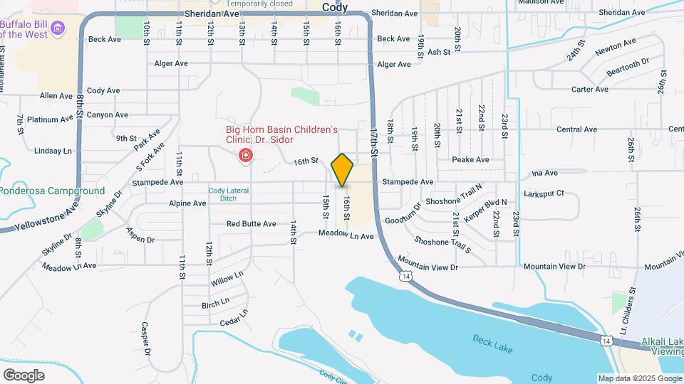 1803 16th St Map and Location Details