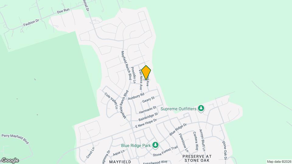 4130 Kingsley Ave Map and Location Details