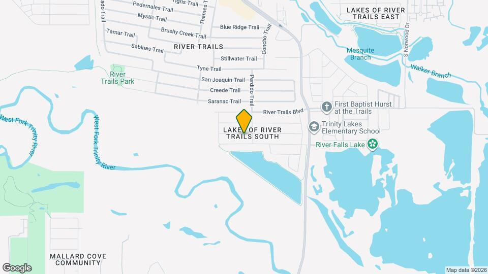 9032 Winding River Dr Map and Location Details