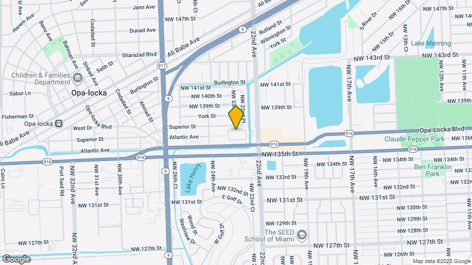 2280 NW 136th Terrace Map and Location Details