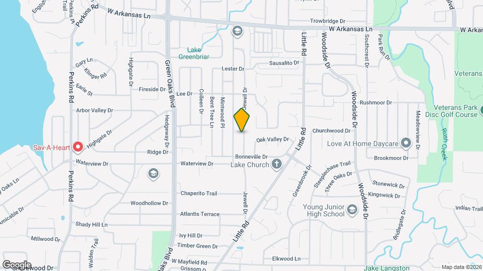 2710 Jewell Dr Map and Location Details