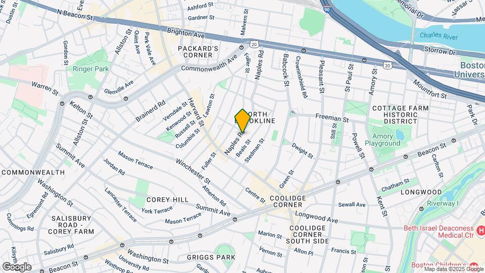 41 Naples Rd, Unit #1 Map and Location Details