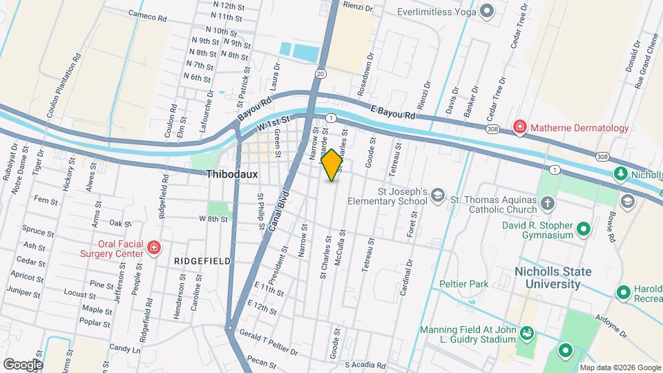 522 St Charles St Mapa y Detalles de la Ubicación