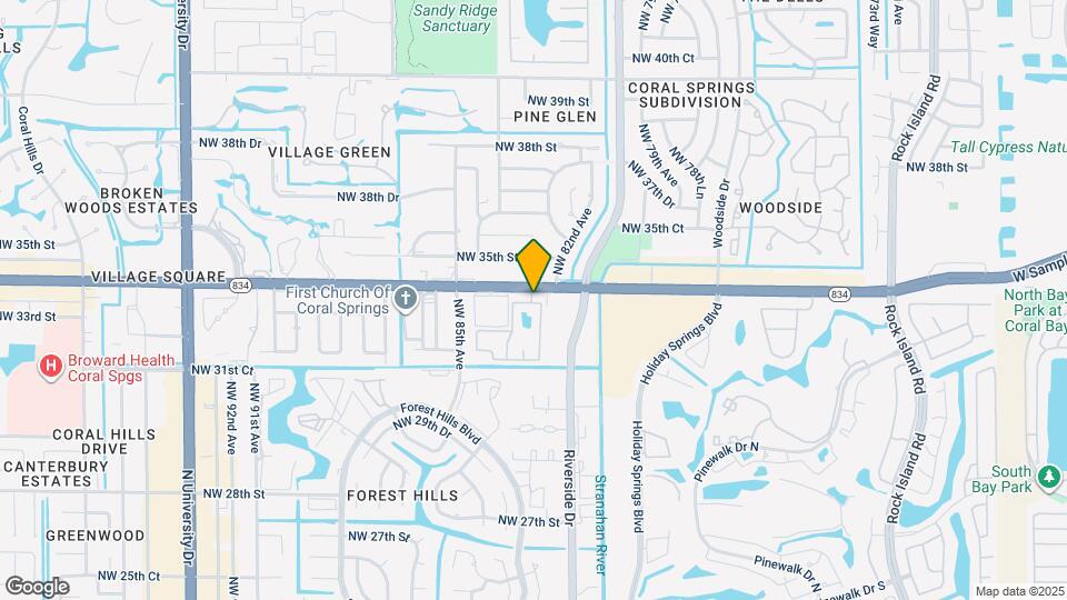8309 Coral Lake Ln Map and Location Details
