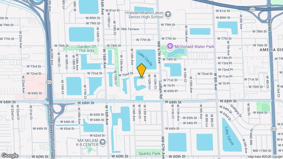 1345 W 71st St Map and Location Details