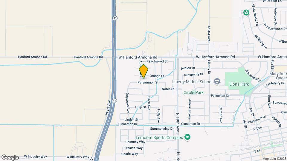 1566 Persimmon St Map and Location Details