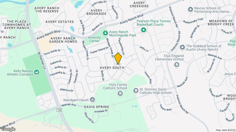 9504 Castle Pines Dr Map and Location Details