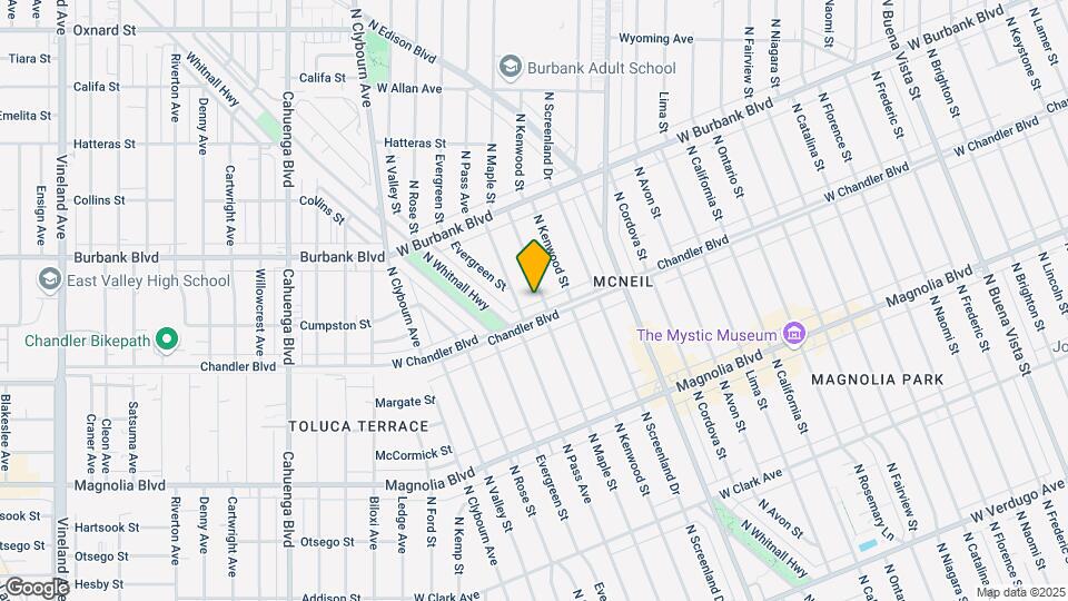 1211 N Maple St Map and Location Details