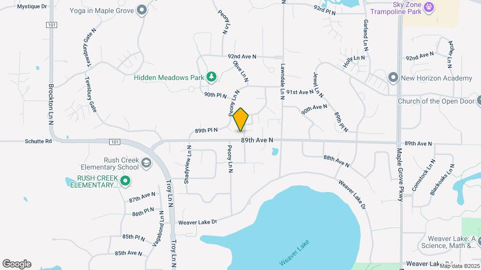 8903 Olive Ln N Mapa y Detalles de la Ubicación