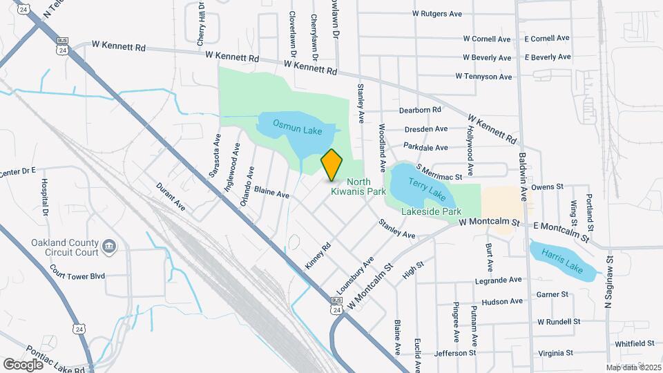 743 Hollister St Map and Location Details