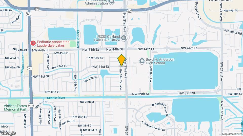 4090 NW 31st Terrace Map and Location Details