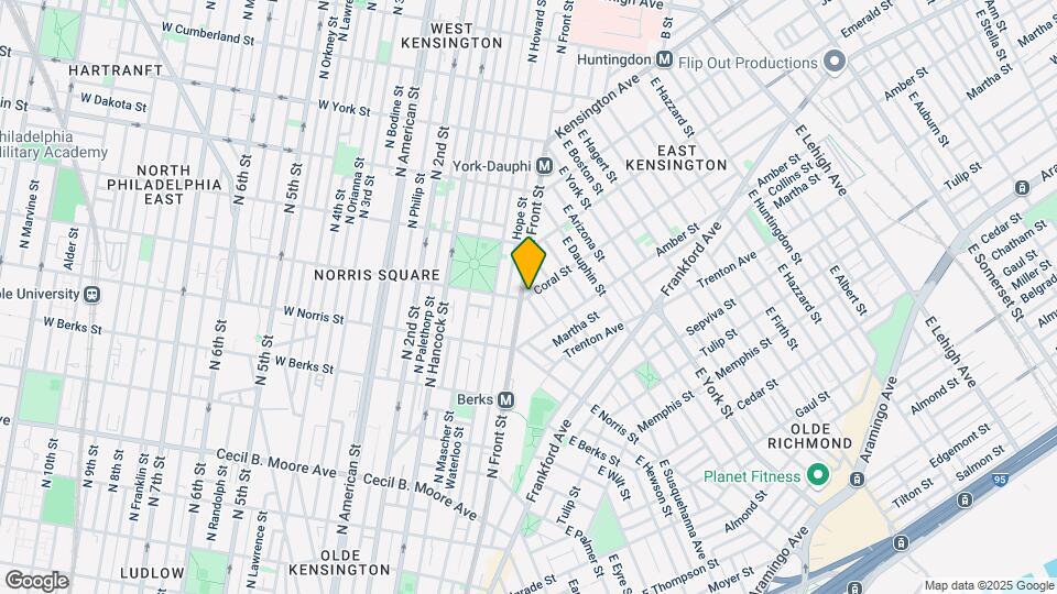 2000 Dreer St Mapa y Detalles de la Ubicación