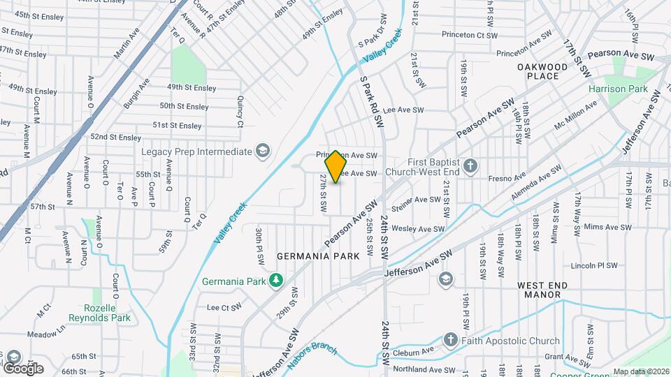 620 26th St SW Map and Location Details