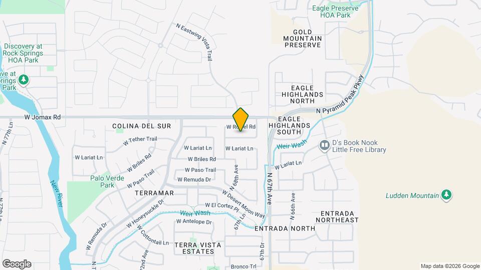 6780 W Tether Trail Map and Location Details