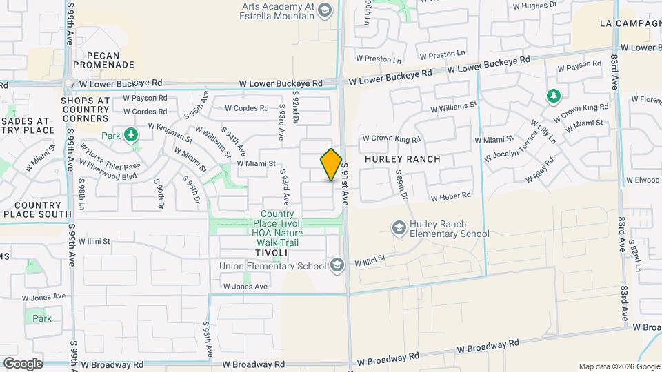 9109 W Kirby Ave Map and Location Details