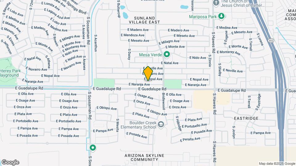 7926 E Naranja Ave Mapa y Detalles de la Ubicación