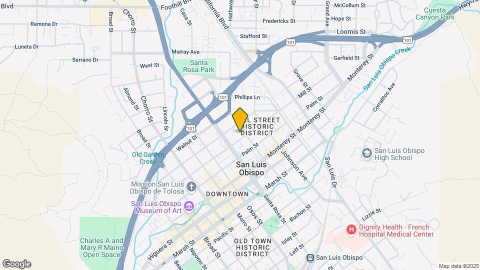 1154 Mill St Map and Location Details