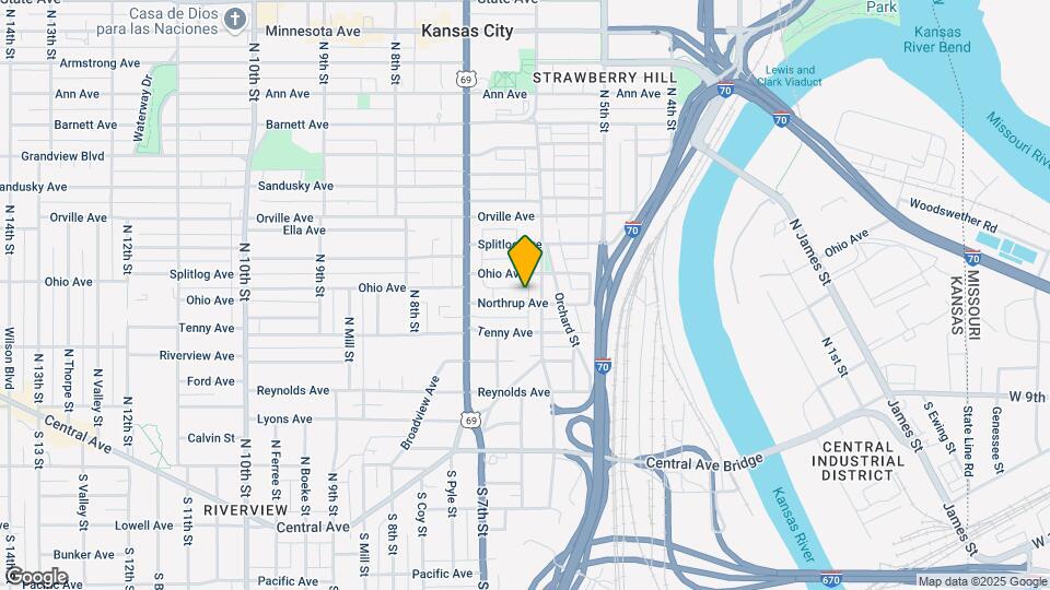 610 Northrup Ave Map and Location Details