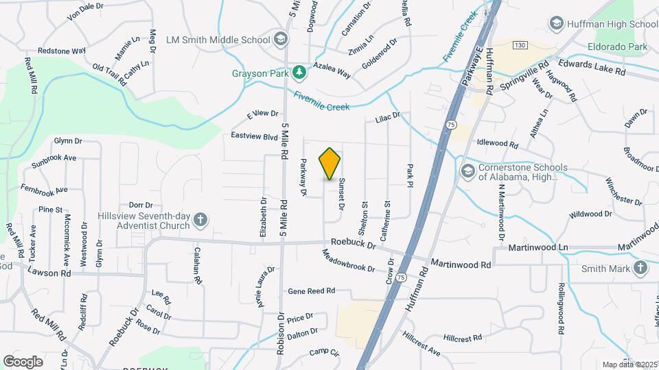 913 Meadowbrook Dr Map and Location Details