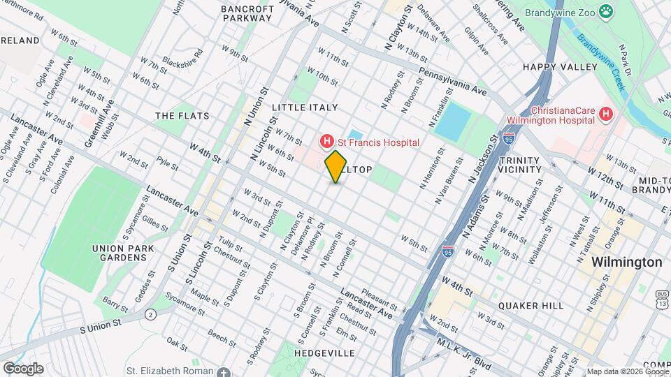 505 N Rodney St, Unit 505-A Map and Location Details