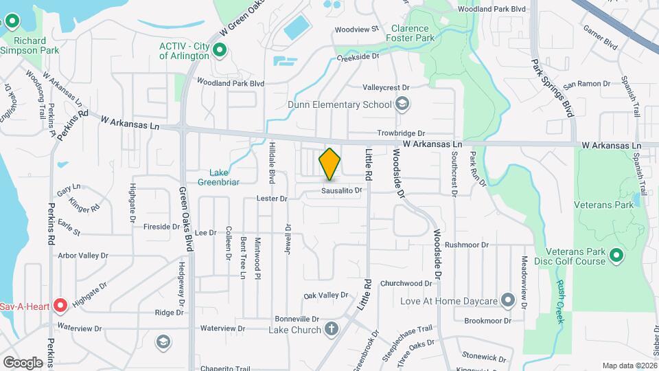 4705 Sausalito Dr Map and Location Details