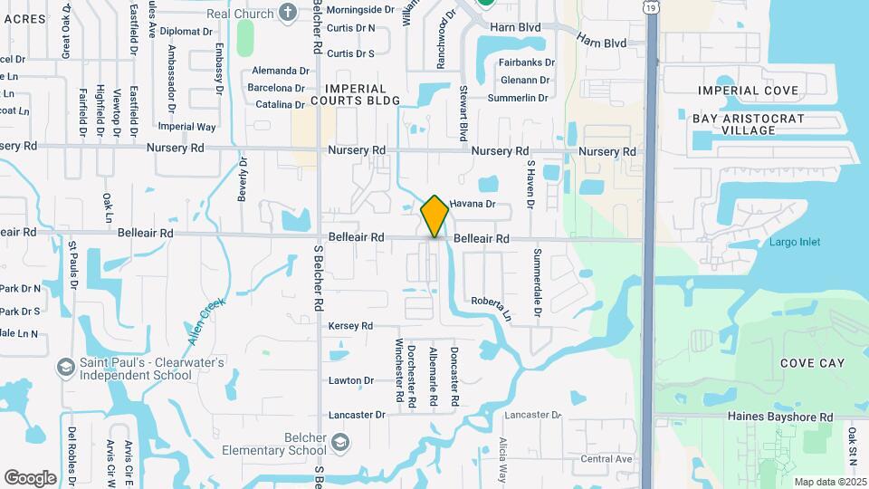 2331 Belleair Rd Map and Location Details