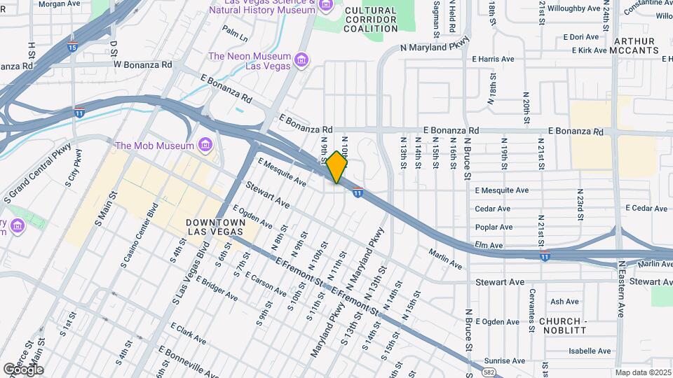 915 E Mesquite Ave Map and Location Details