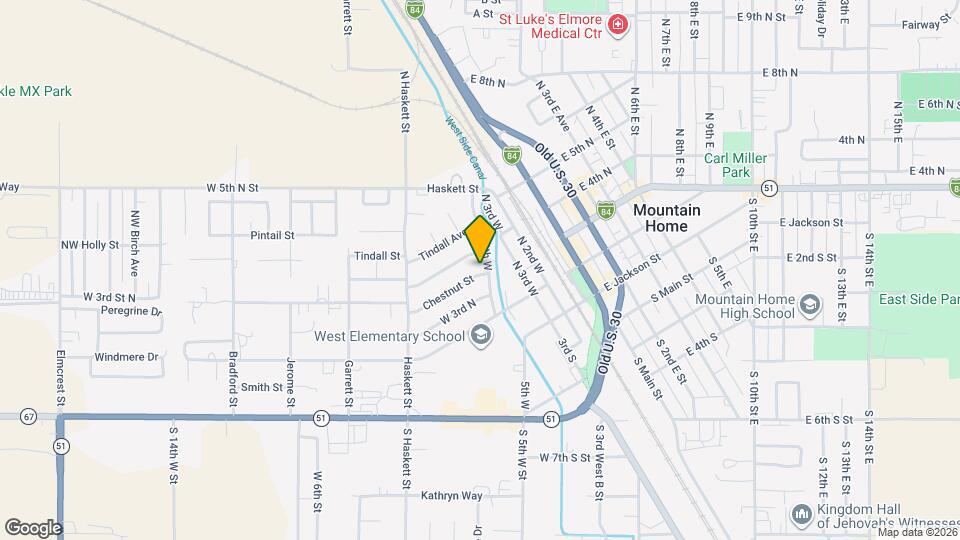 402 Chestnut St Map and Location Details