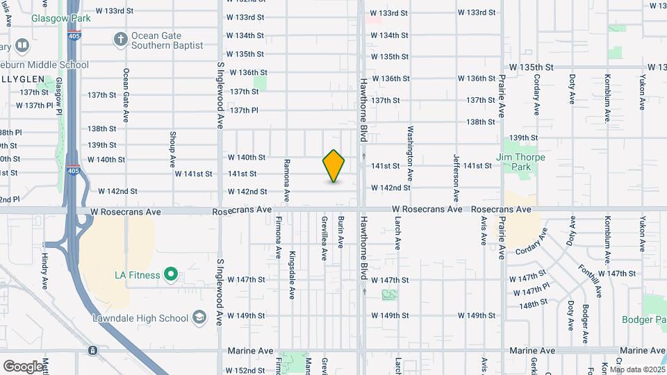 4465 W 142nd St Map and Location Details