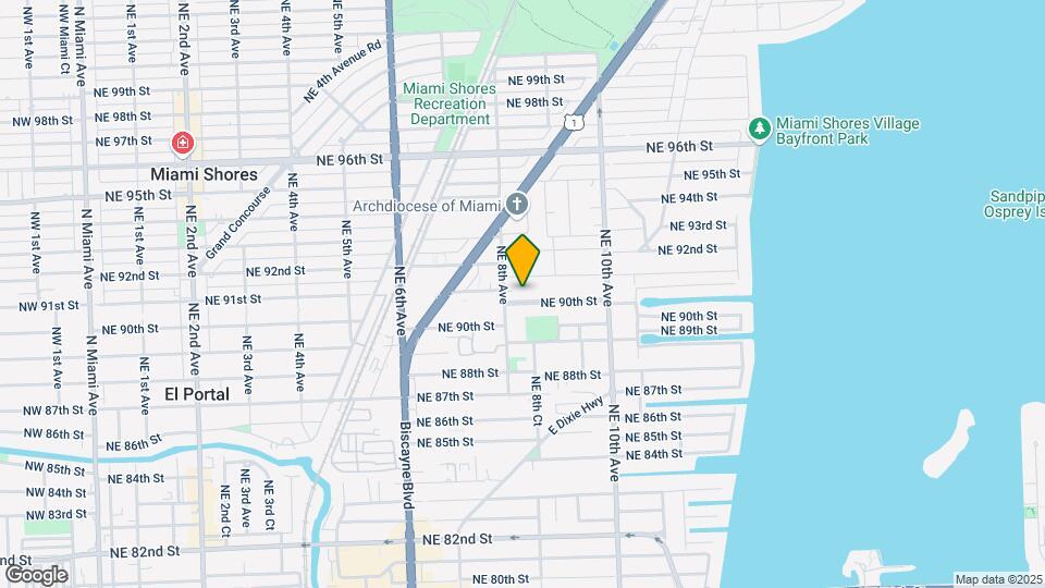 833 NE 90th St Mapa y Detalles de la Ubicación