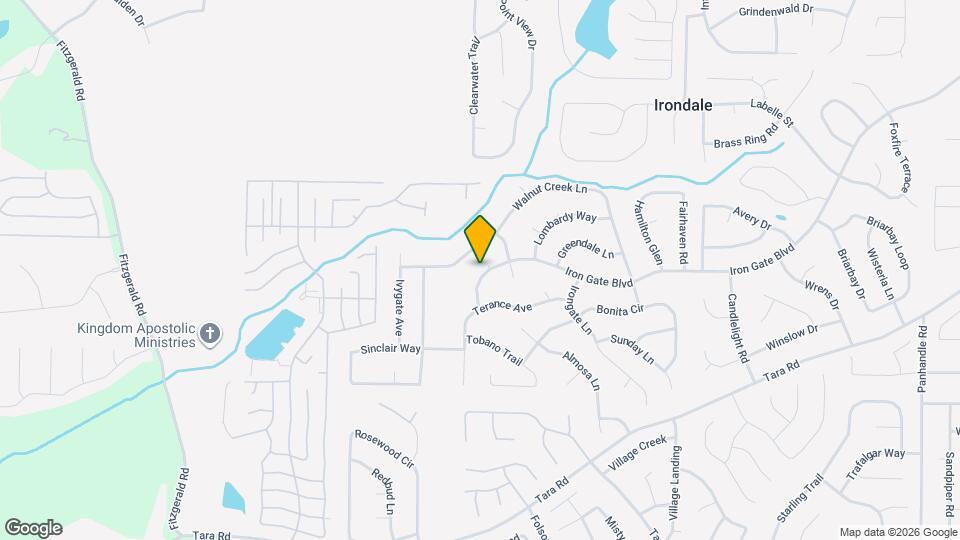 938 Iron Gate Blvd Mapa y Detalles de la Ubicación