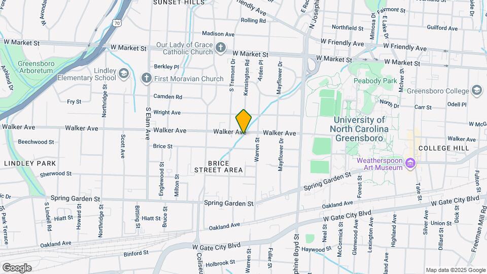 1813 Walker Ave Map and Location Details