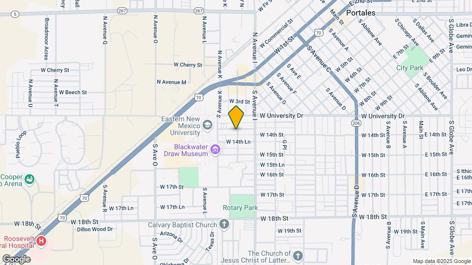 1402 S Avenue J Mapa y Detalles de la Ubicación