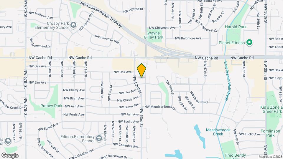 1110 NW 52nd Cir Map and Location Details