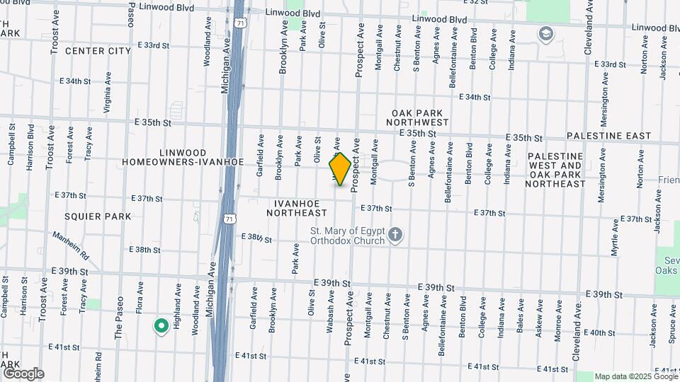 3635 Wabash Ave Mapa y Detalles de la Ubicación