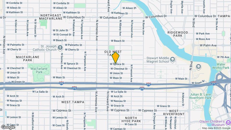 2120 W Spruce St Map and Location Details