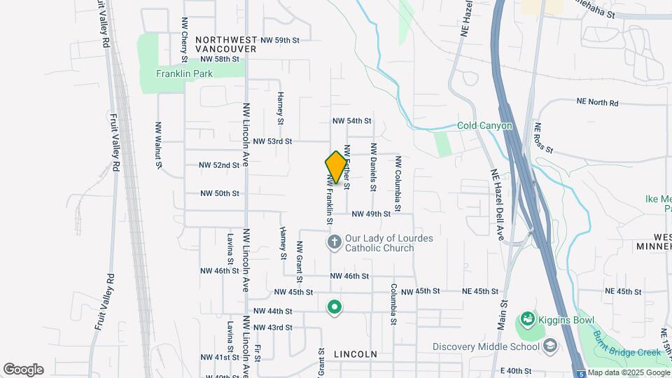 5007 NW Franklin St Map and Location Details