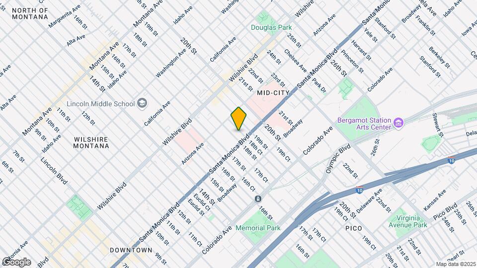 1345 18th St Map and Location Details