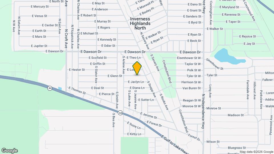 3530 E Glenn St Map and Location Details