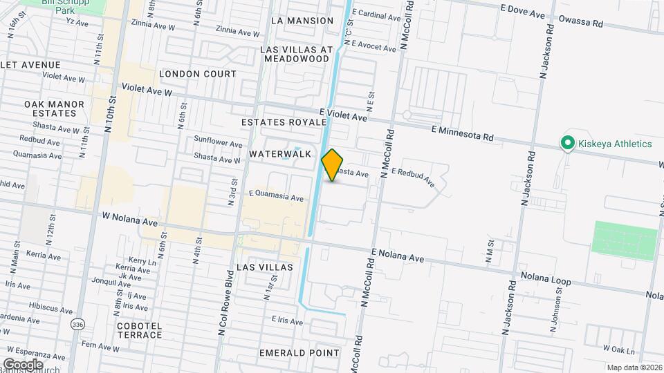 408 E Redbud Ave Map and Location Details