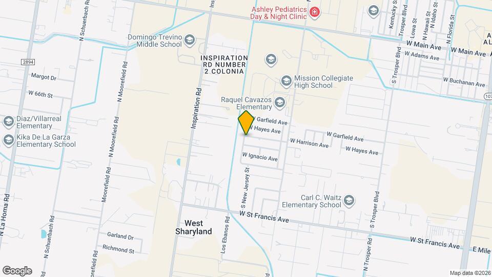 2508 W Harrison Ave Map and Location Details