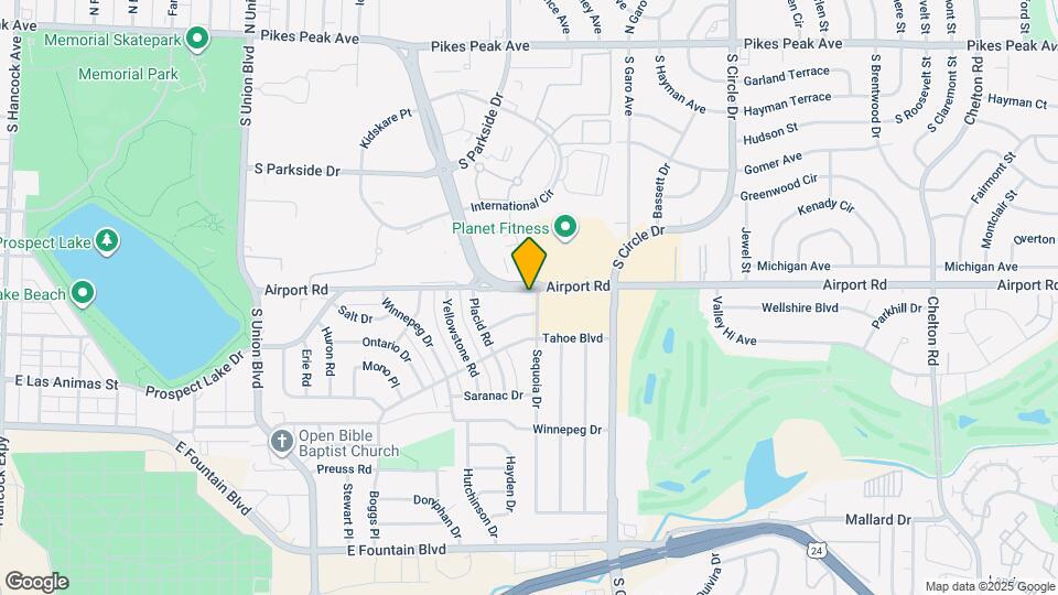 2435 Airport Rd Map and Location Details