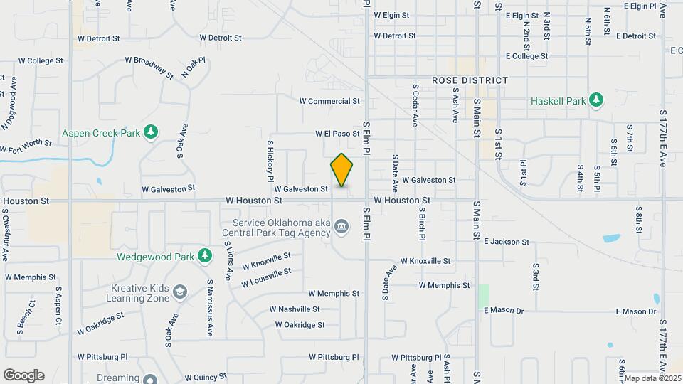 444 S Elm Ct Map and Location Details