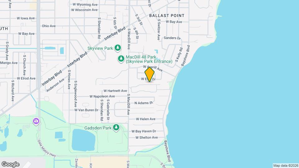 2945 Bayshore Pointe Dr Map and Location Details