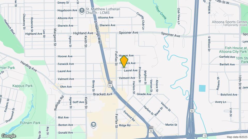 3614 Laurel Ave Map and Location Details