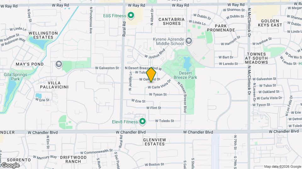 4746 W Carla Vista Dr Map and Location Details