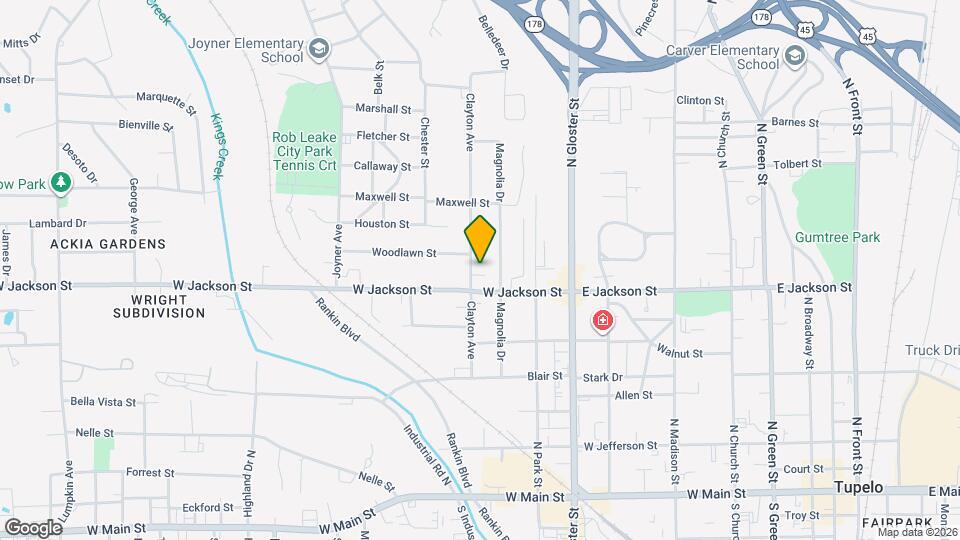 616 Clayton Ave Map and Location Details